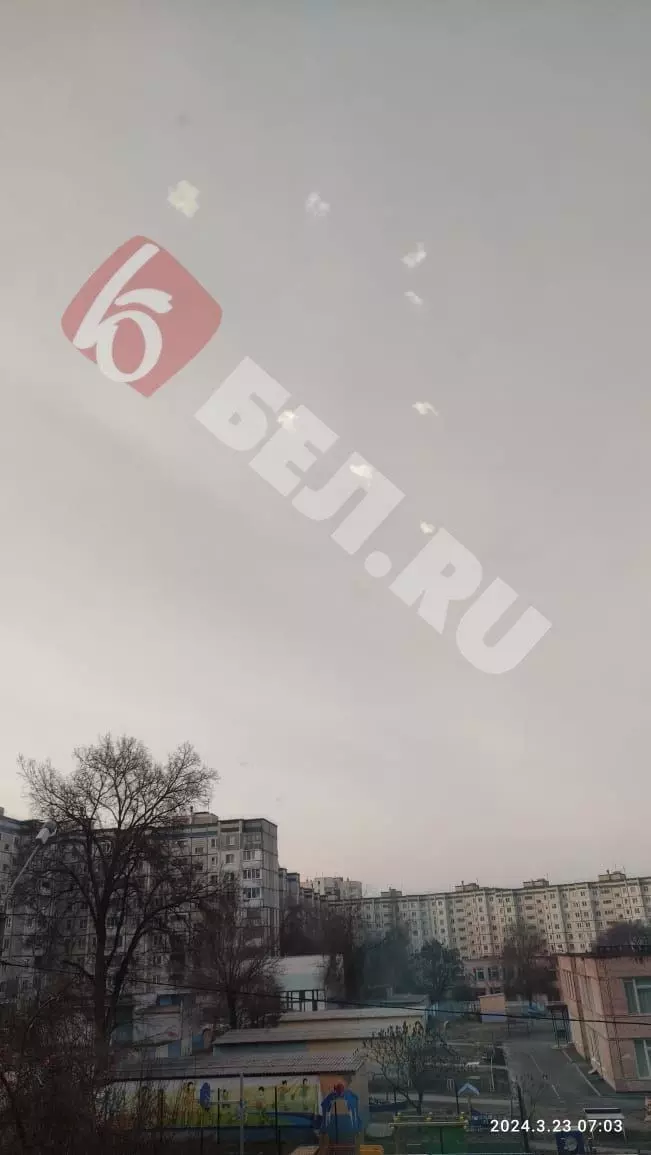 Последствия после взрывов над Белгородом