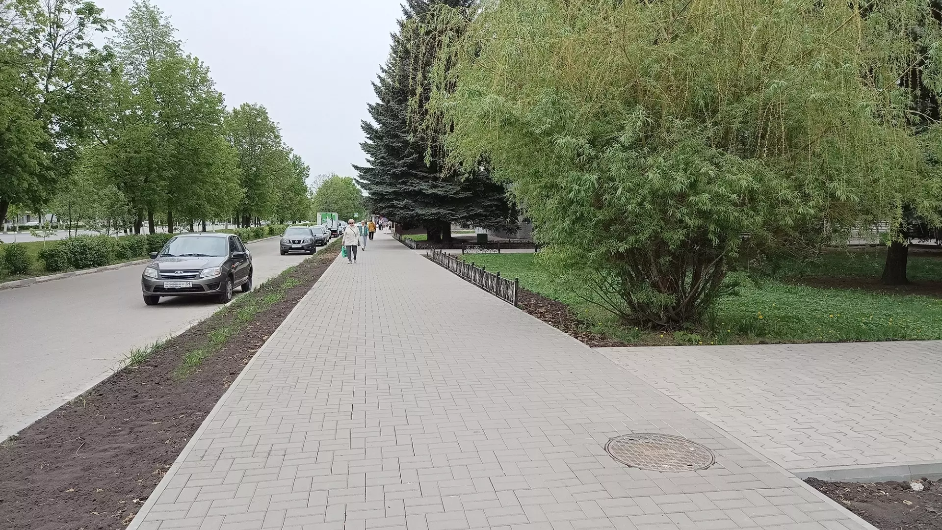 Металлоинвест направил 4,2 млн рублей на ремонт пешеходной зоны в Старом Осколе