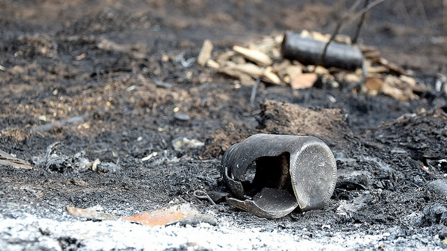 В Белгороде ищут виновного в пожаре на строительной свалке на улице Куйбышева