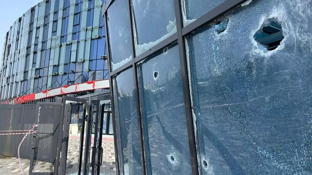 «Белгород-Арена» после обстрела