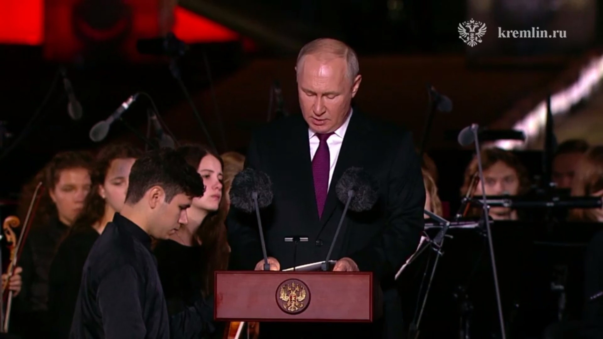 Путин приехал на открытие мемориала «Курская битва»