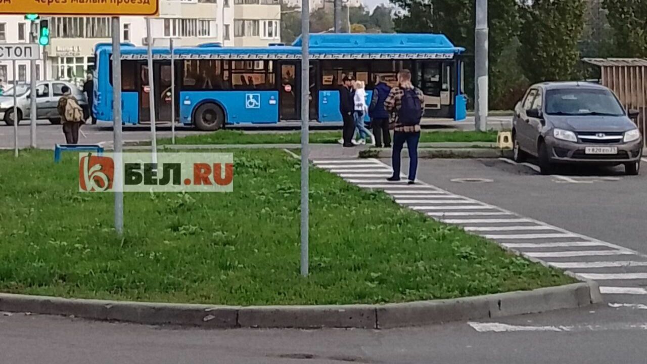 В Белгороде произошло ДТП с участием автобуса