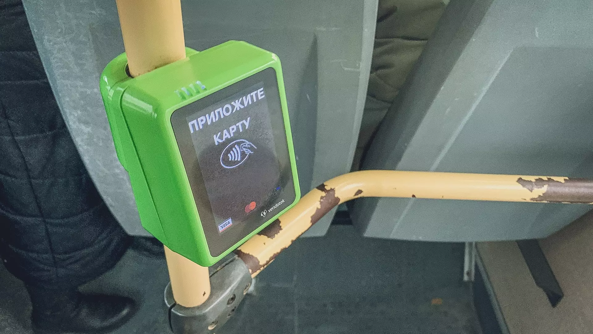 Автобус № 102М в Белгороде подключили к системе оплаты «вход/выход»