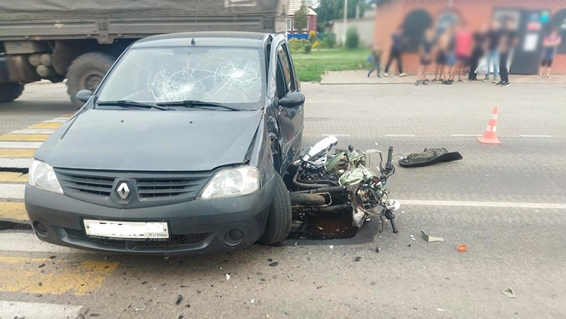 В Белгородской области насмерть разбился мотоциклист