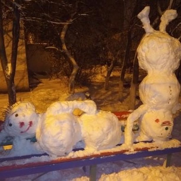 Зимний креатив белгородцев