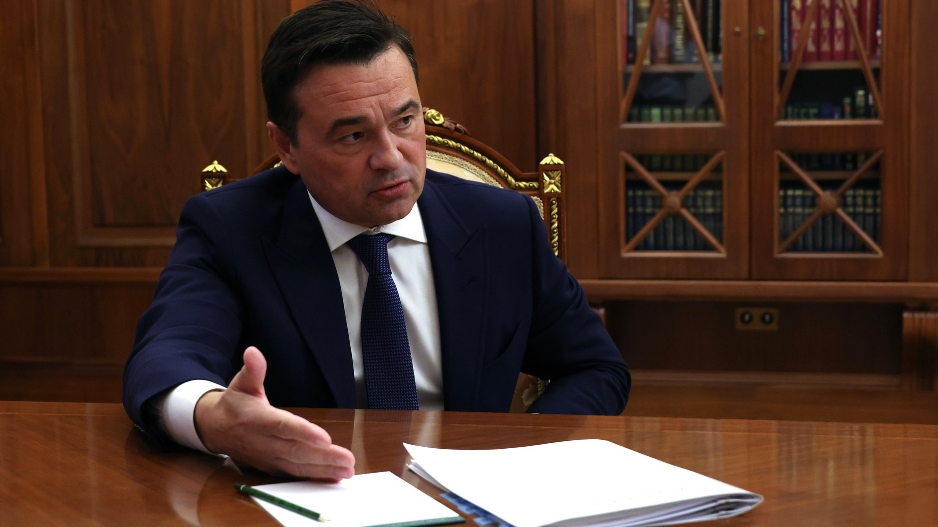 Губернатор Московской области Воробьев доложил президенту о ходе развития региона