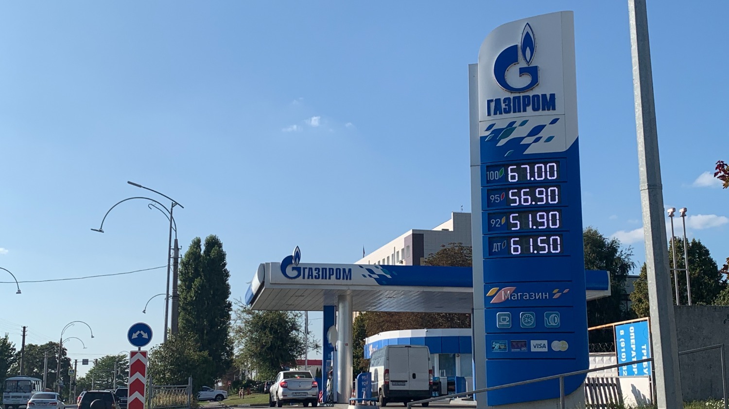Цены на бензин в Белгороде