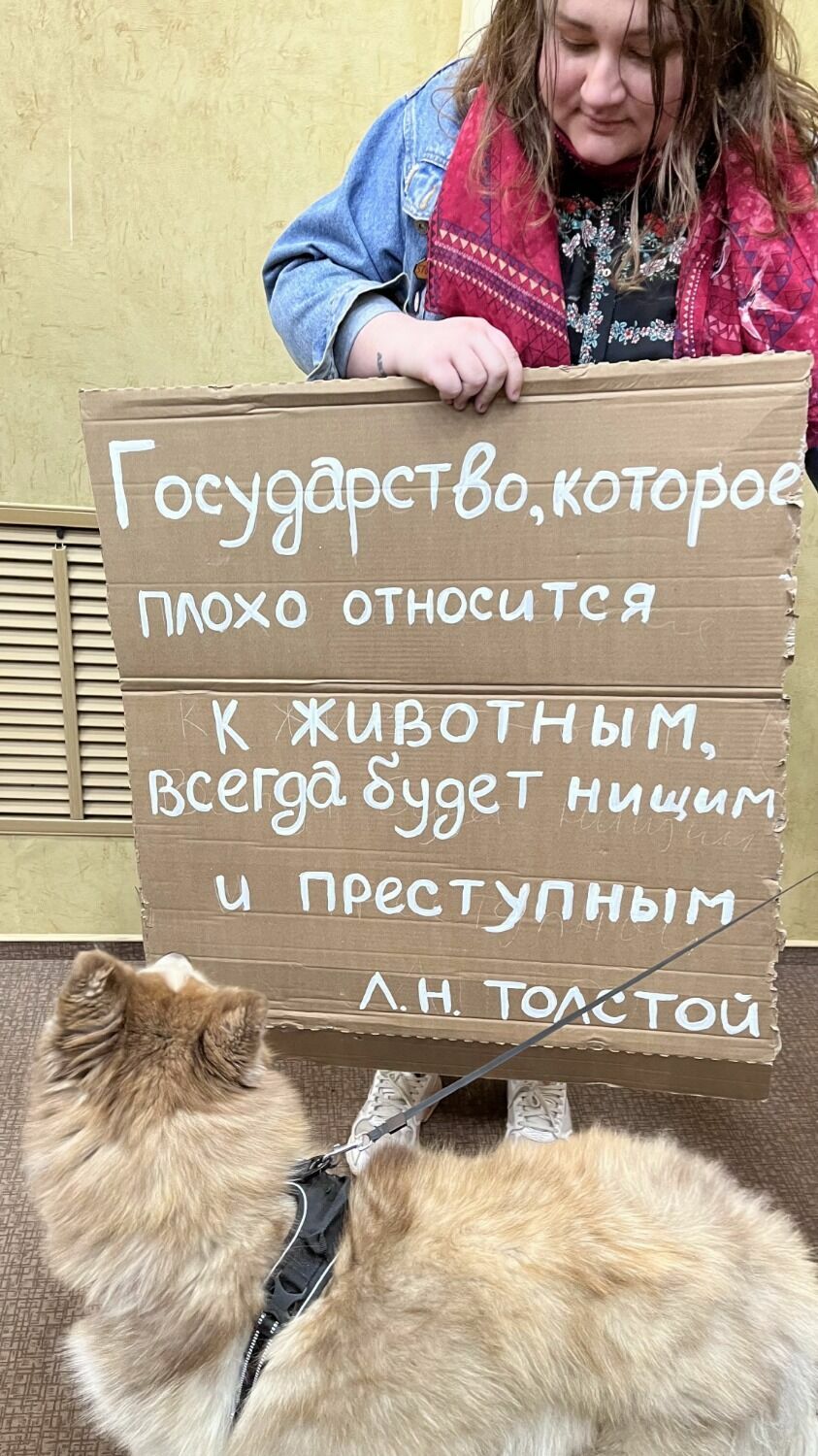 митинг против эвтаназии животных в Белгороде