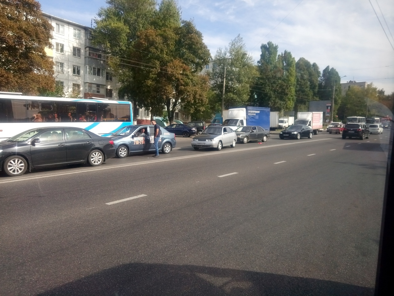 В Белгороде произошло ДТП с участием такси