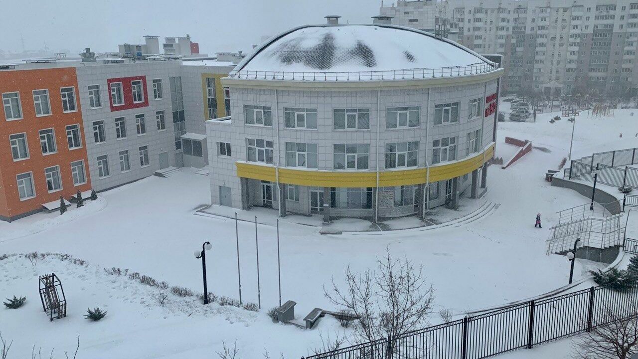 Из-за снегопада происходят сбои в работе светофоров в Белгороде