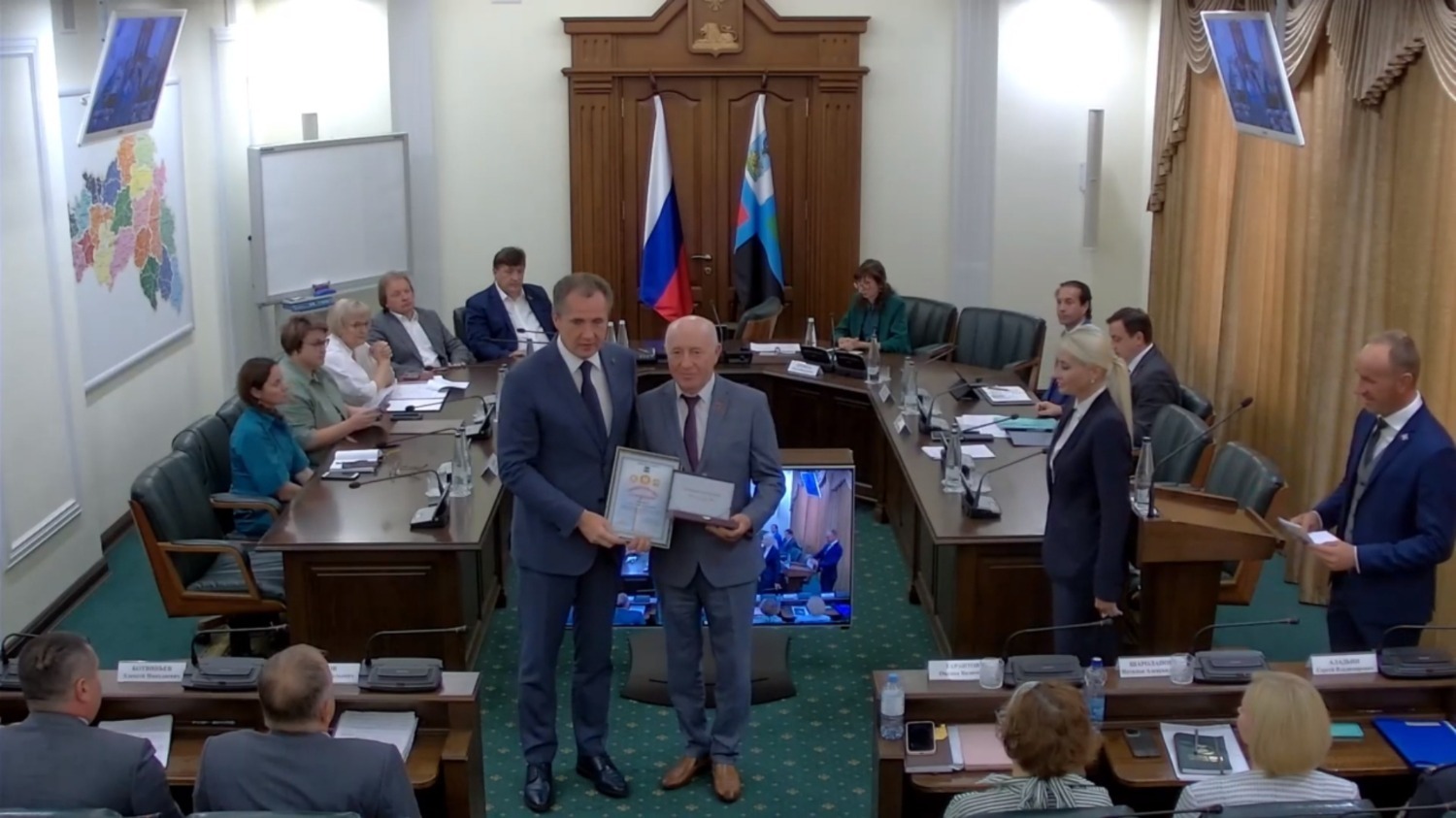 Выдающиеся заслуги: Александр Панин получил Высший знак отличия Белгородской области