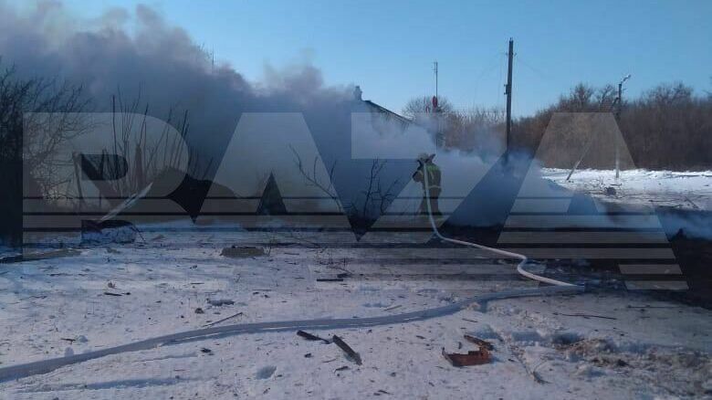 В Сети появились фото с места крушения военного самолёта в Белгородской области