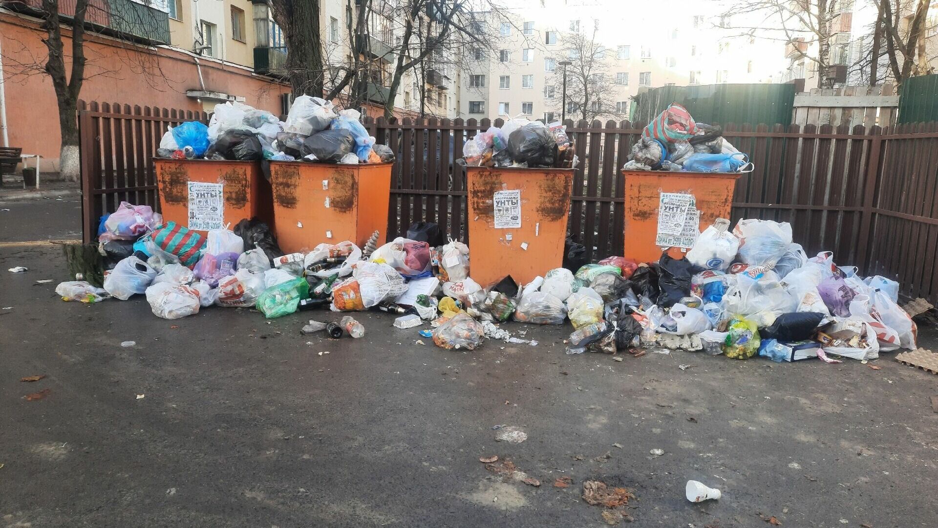 Белгородцы недовольны ситуацией с вывозом мусора