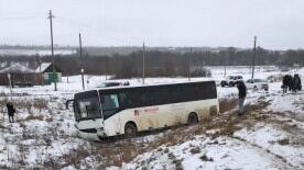 Под Воронежем в ДТП попал рейсовый автобус из Белгородской области с 23 пассажирами