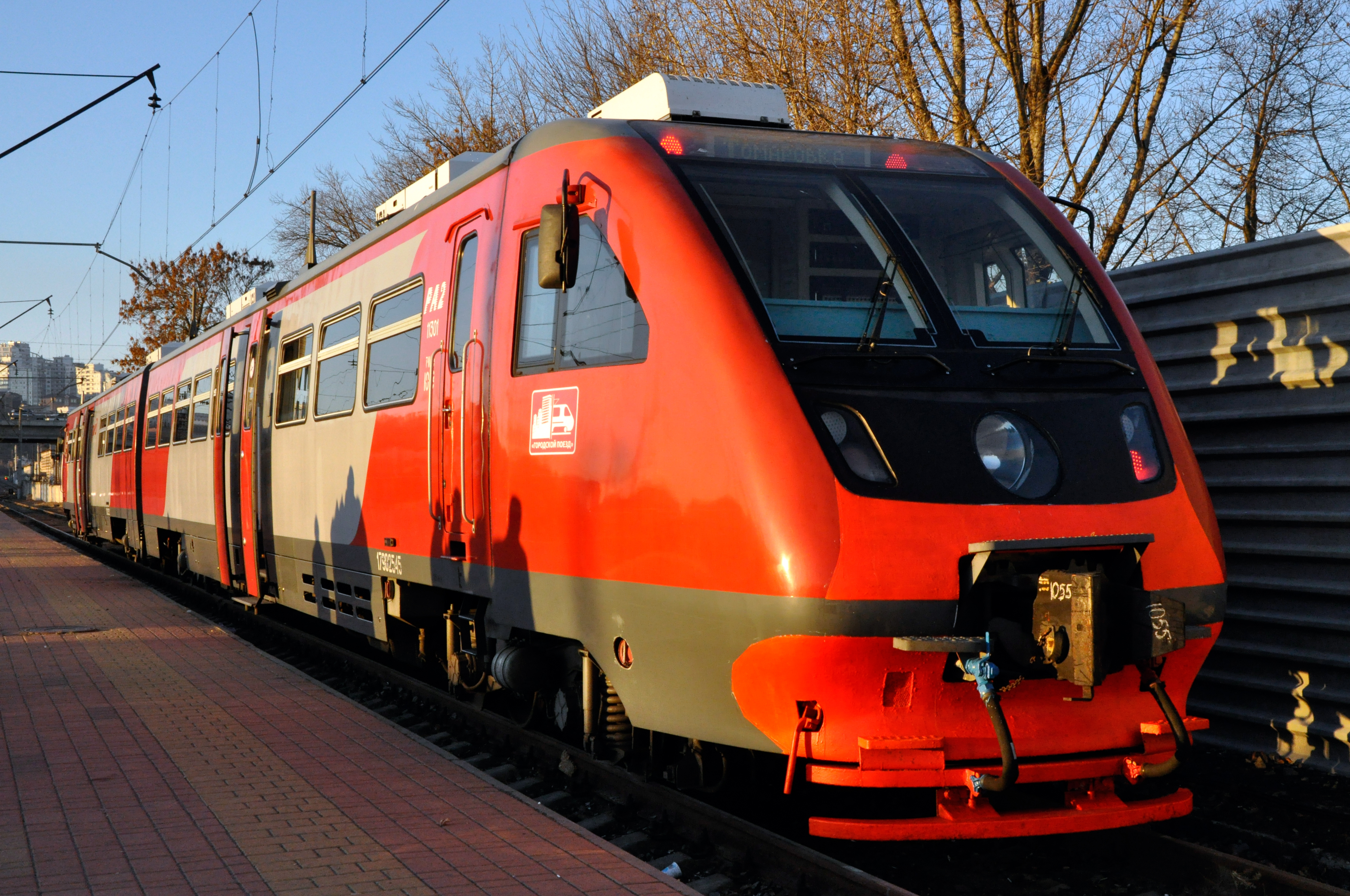 Первый городской поезд запустили в Белгороде