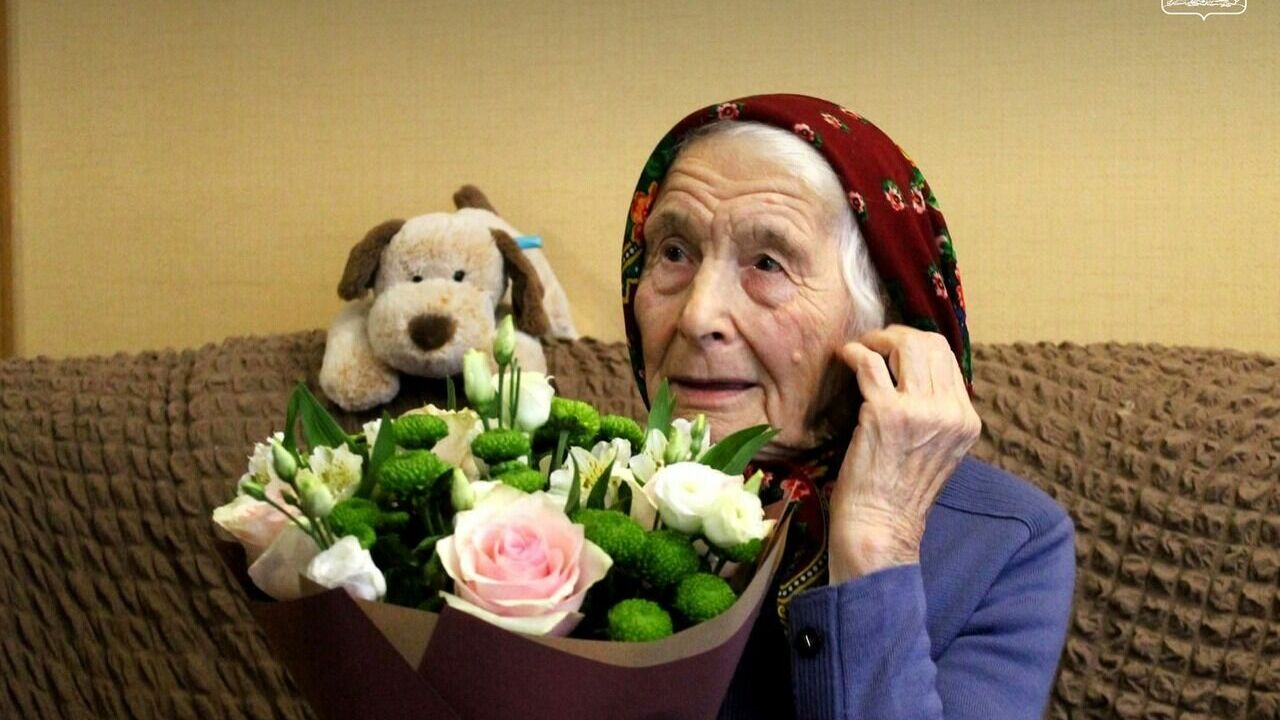 Пенсионерка Мария Тимофеева под Белгородом отметила 100-летний юбилей