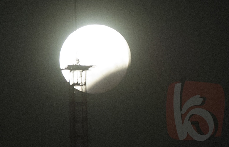 Лунное затмение в Белгороде
