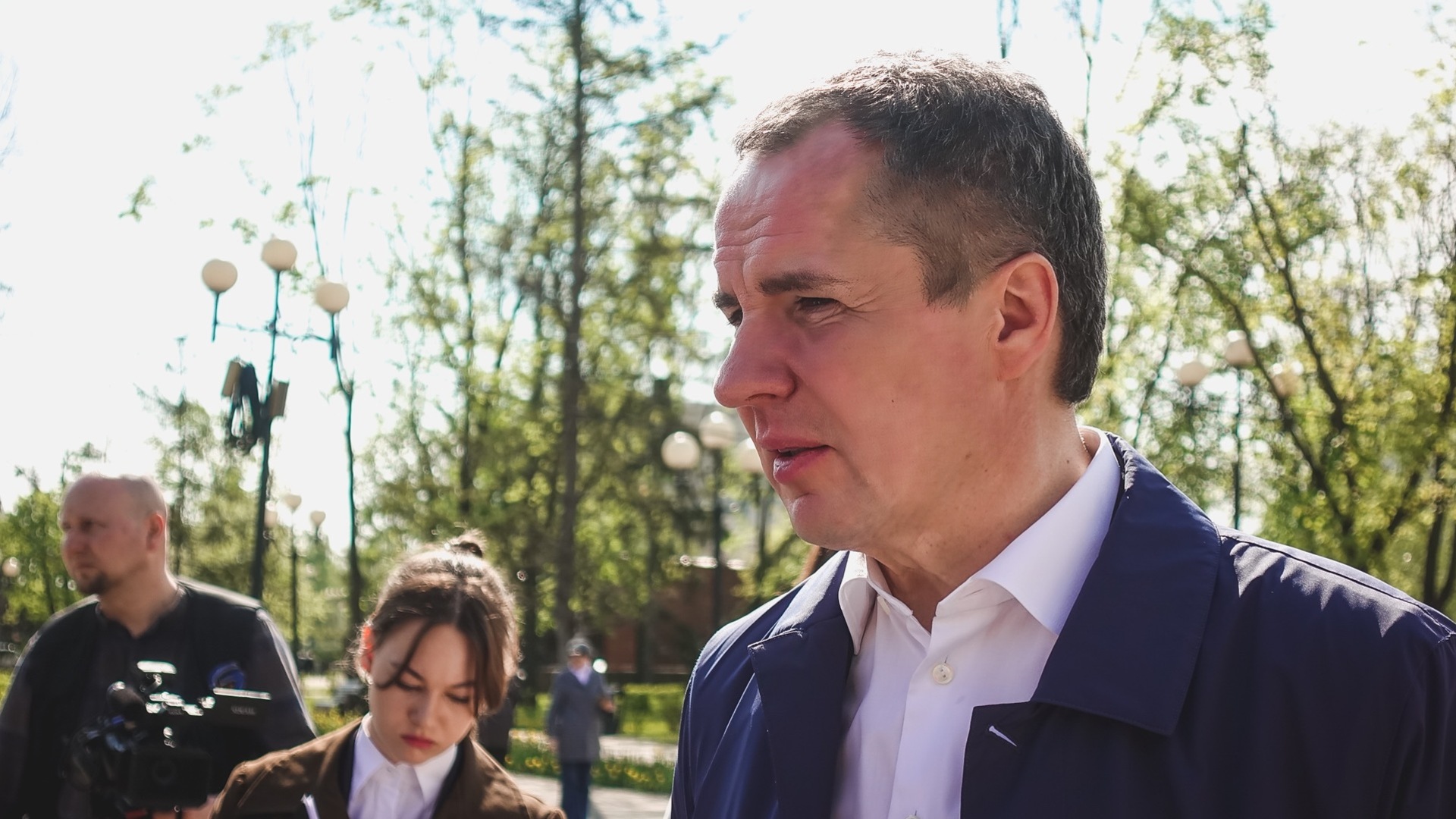 Белгородский губернатор ответил на вопрос о личной защите в местах обстрелов