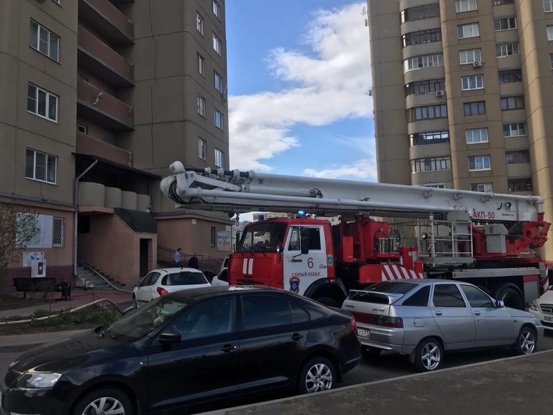 В пожаре в многоэтажке Старого Оскола пострадала белгородка