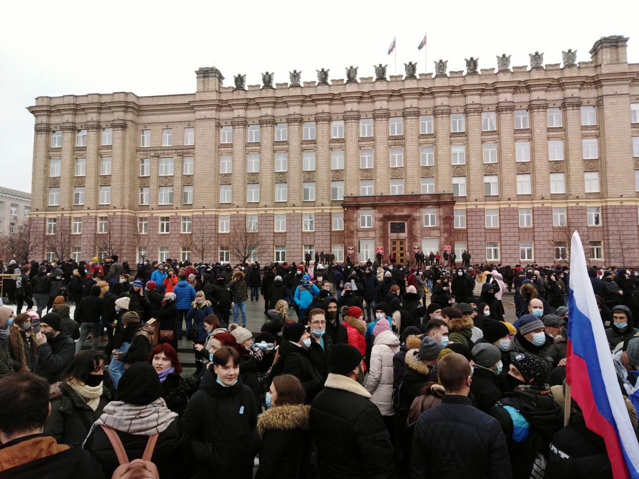 Как прошёл митинг в поддержку Навального в Белгороде