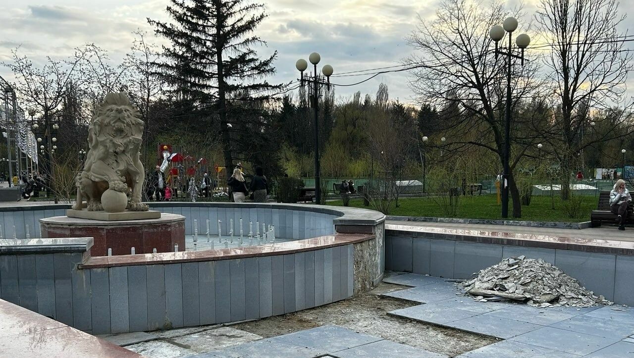 Фонтану в парке Победы в Белгороде предложили вернуть первоначальный вид