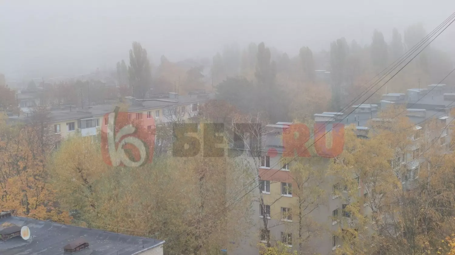 туманное утро в Белгороде
