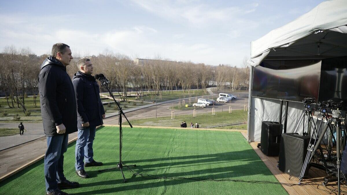 Путин принял участие в открытии рекреационной зоны в Белгородской области
