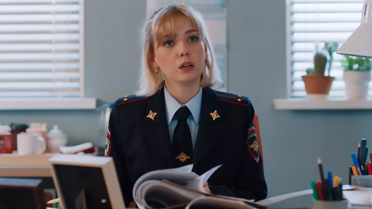 Елена Полянская, выпускница полицейской школы Олеся Верба