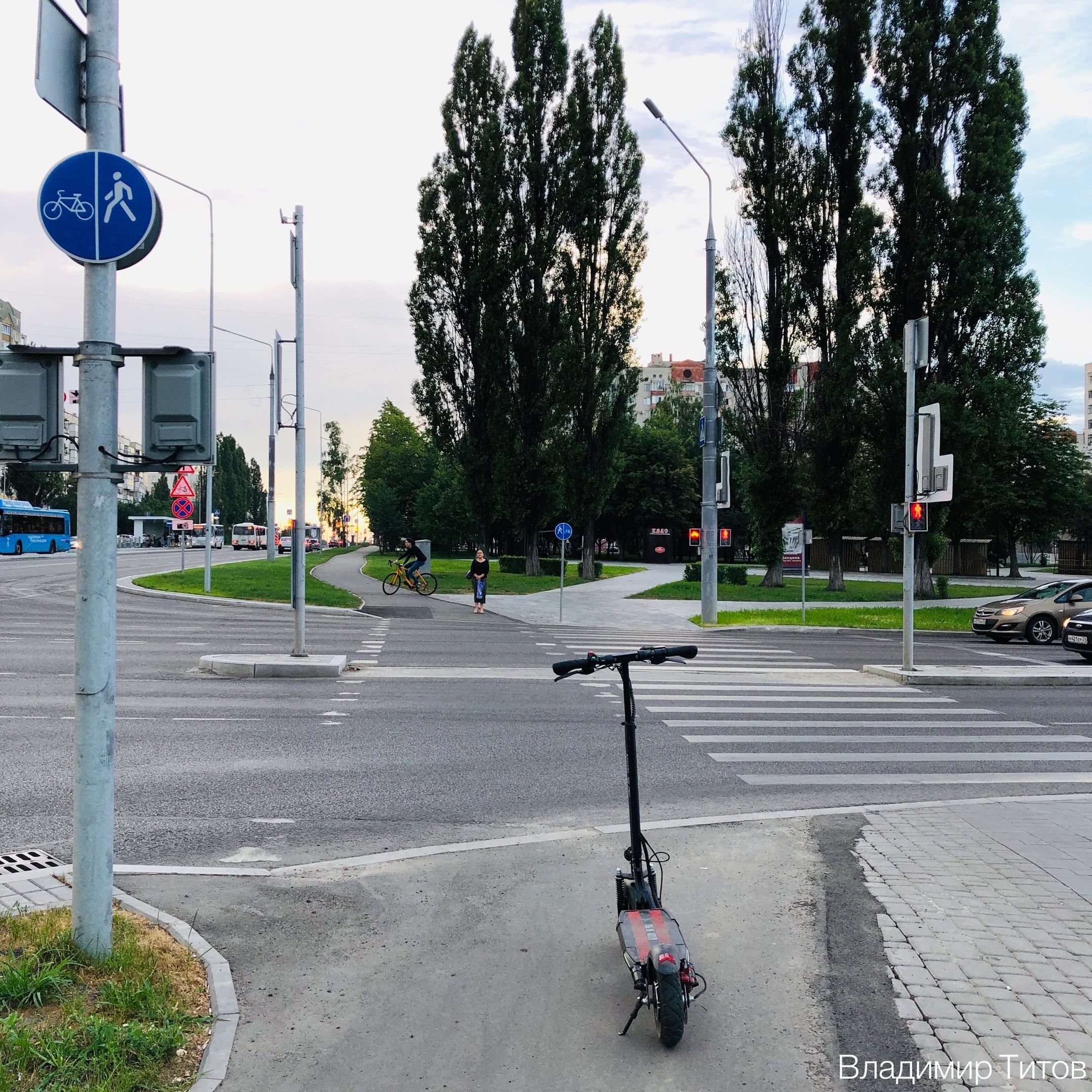 Урбанист замерил время проезда по велодорожке на Щорса в Белгороде