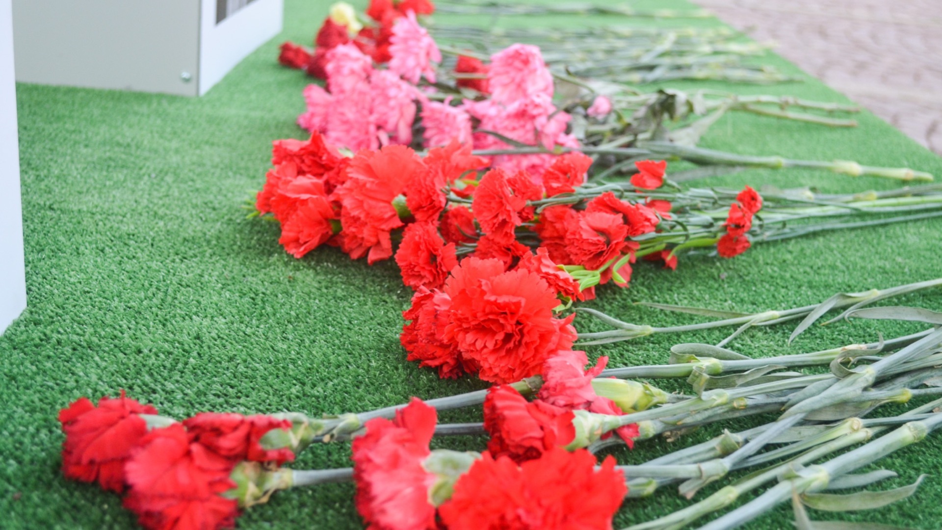 Жители Белгорода несут цветы в память о Пригожине